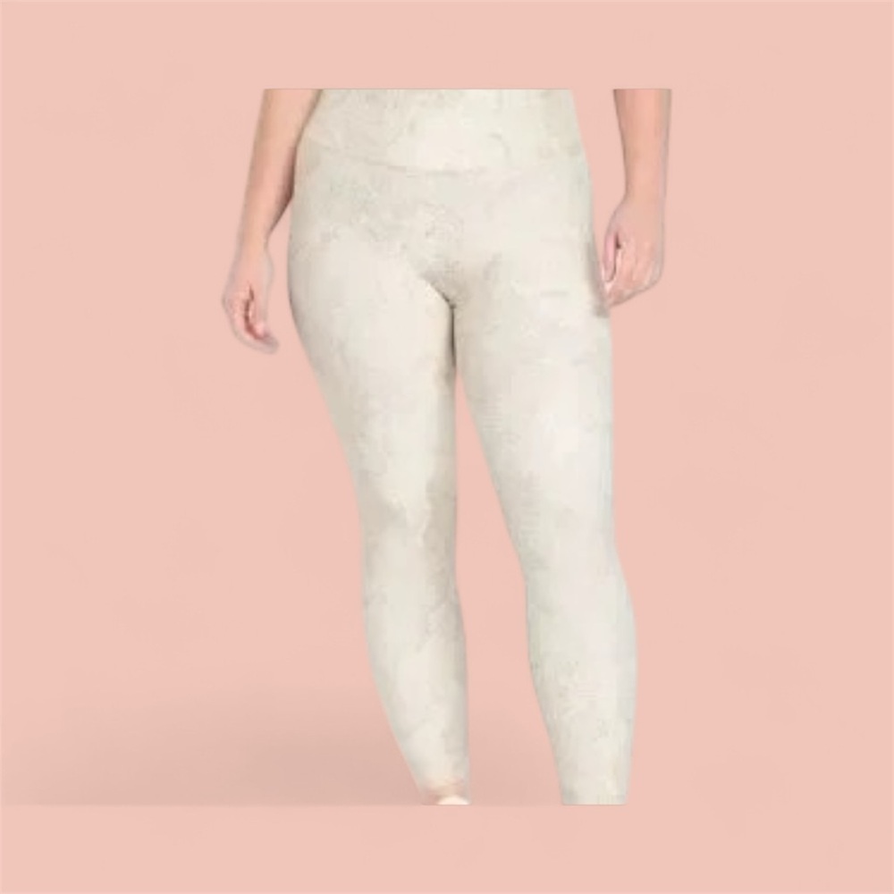 Old Navy Light Beige Snakeskin / Reptile print Leggings